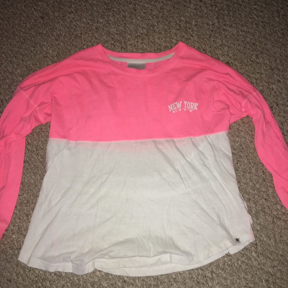 New York City novelty t- shirt Pink Large